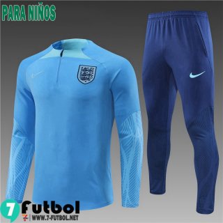 KIT:Chandal Futbo Angleterre azul Ninos 2022 2023 TK402