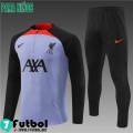 KIT:Chandal Futbo Liverpool Violeta Ninos 2022 2023 TK404