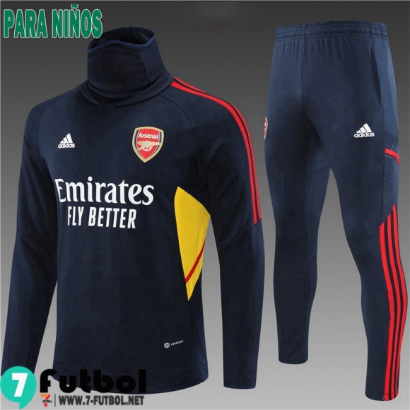 KIT:Chandal Futbo Arsenal azul Ninos 2022 2023 TK426