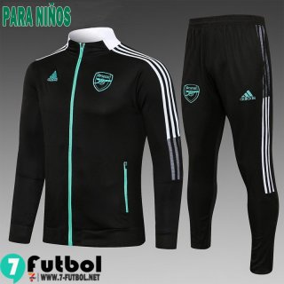 KIT:Chaquetas Arsenal Negro Ninos 2022 2023 TK428