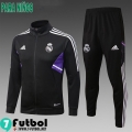 KIT:Chaquetas Real Madrid Negro Ninos 2022 2023 TK456