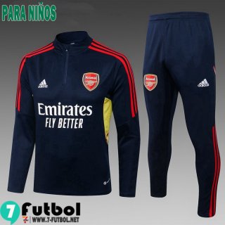 KIT:Chandal Futbo Arsenal azul Ninos 2022 2023 TK474