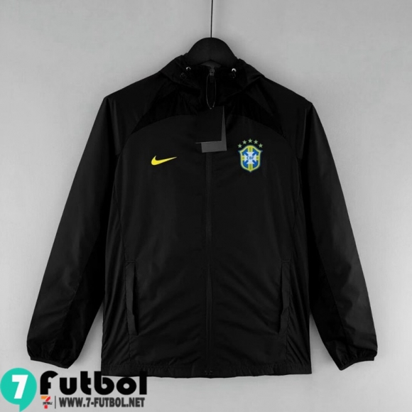 Chaqueta Cazadora Brasil Negro Hombre 2022 2023 WK181