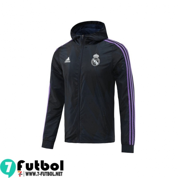 Chaqueta Cazadora Real Madrid Negro Hombre 2022 2023 WK146