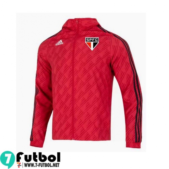 Chaqueta Cazadora Sao Paulo rojo Hombre 2022 2023 WK157