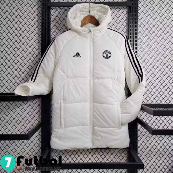 Chaqueta De Plumas Manchester United Blanco Hombre 23 24 G26