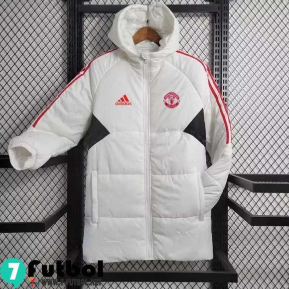 Chaqueta De Plumas Manchester United Blanco Hombre 23 24 G56