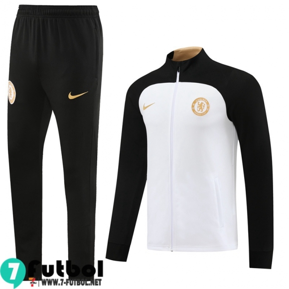 KIT : Chaquetas Chelsea Blanco Hombre 23 24 B39