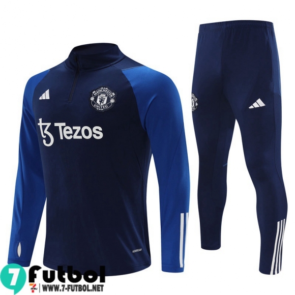 KIT: Chandal Futbol Manchester United Azul marino Hombre 23 24 A88