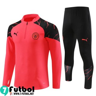 KIT: Chandal Futbol Manchester City color naranja Hombre 23 24 A91