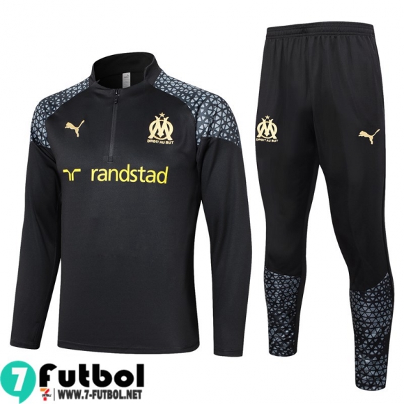 KIT: Chandal Futbol Marsella negro Hombre 23 24 A96