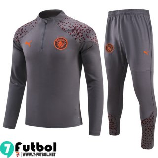 KIT: Chandal Futbol Manchester City gris Hombre 23 24 A107