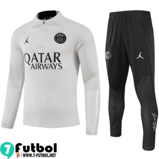 KIT: Chandal Futbol PSG gris claro Hombre 23 24 A111