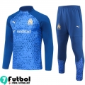 KIT: Chandal Futbol Marsella azul Hombre 23 24 A114