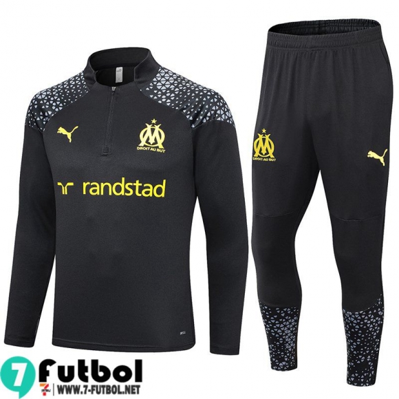 KIT: Chandal Futbol Marsella negro Hombre 23 24 A120