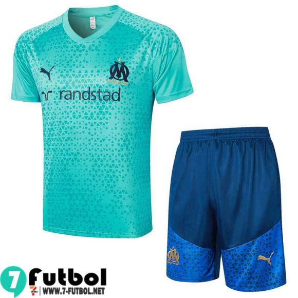 KIT: Chandal Futbol T Shirt Marsella Verde Hombre 23 24 A134