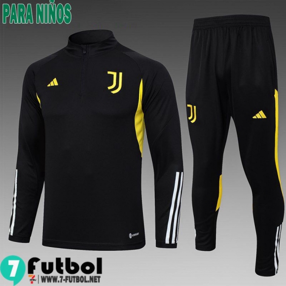 KIT: Chandal Futbol Juventus negro Ninos 23 24 C31 KIT: Chandal Futbol Juventus negro Ninos 23 24 C31