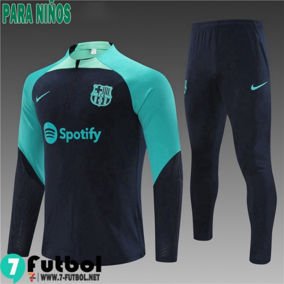 KIT: Chandal Futbol Barcelona negro Ninos 23 24 C47