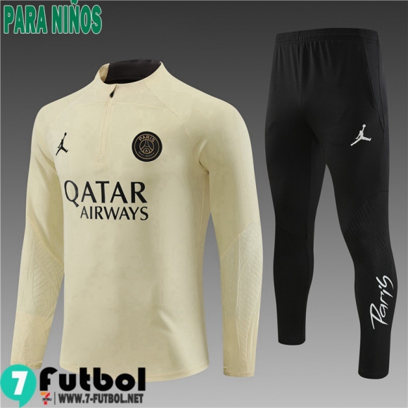 KIT: Chandal Futbol PSG albaricoque Ninos 23 24 C51