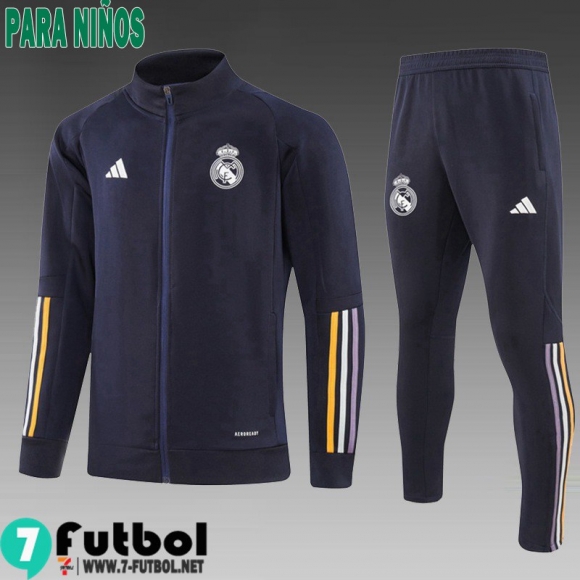 KIT : Chaquetas Real Madrid negro Ninos 23 24 C53