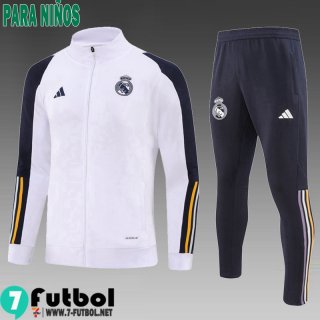 KIT : Chaquetas Real Madrid Blanco Ninos 23 24 C54