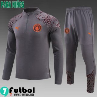 KIT: Chandal Futbol Manchester City gris oscuro Ninos 23 24 C60