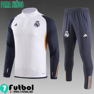 KIT: Chandal Futbol Real Madrid Blanco Ninos 23 24 C62