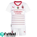Camiseta Futbol AC Milan Segunda Ninos 2022 2023