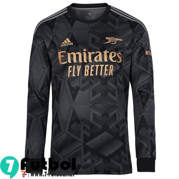 Camiseta Futbol Arsenal Segunda Hombre Manga Larga 2022 2023