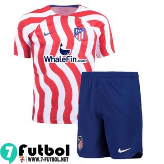 Camiseta Futbol Atletico Madrid Primera Ninos 2022 2023