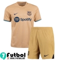 Camiseta Futbol Barcelona Segunda Ninos 2022 2023
