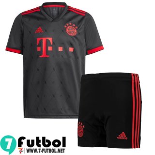 Camiseta Futbol Bayern Munich Tercera Ninos 2022 2023