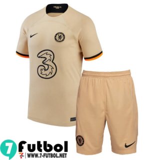 Camiseta Futbol Chelsea Tercera Ninos 2022 2023
