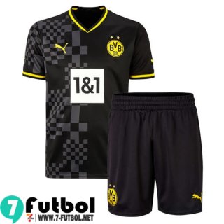 Camiseta Futbol Borussia Dortmund Segunda Ninos 2022 2023