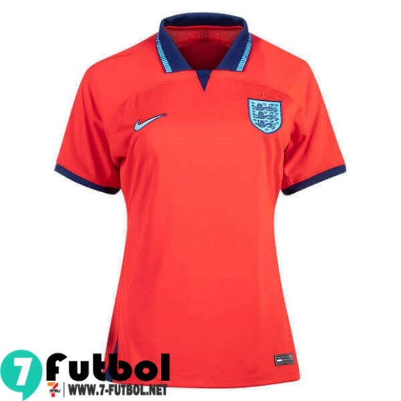 Camiseta Futbol Inglaterra Segunda Femenino 2022 2023