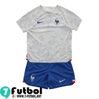 Camiseta Futbol Francia Segunda Ninos 2022 2023
