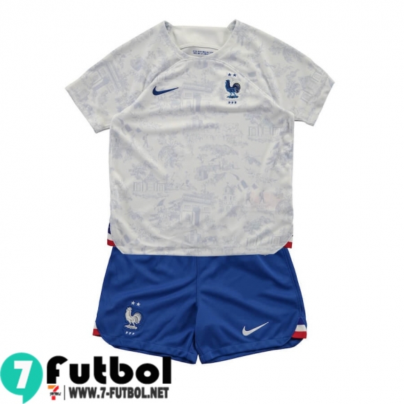 Camiseta Futbol Francia Segunda Ninos 2022 2023 Camiseta Futbol Francia Segunda Ninos 2022 2023