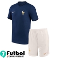 Camiseta Futbol Francia Primera Ninos 2022 2023