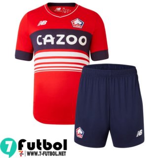 Camiseta Futbol Lille OSC Primera Ninos 2022 2023