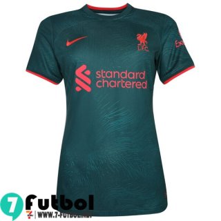Camiseta Futbol Liverpool Tercera Femenino 2022 2023