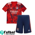 Camiseta Futbol Olympique Lyon Segunda Ninos 2022 2023