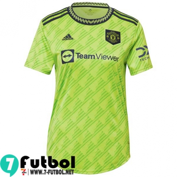 Camiseta Futbol Manchester United Tercera Femenino 2022 2023