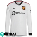 Camiseta Futbol Manchester United Segunda Hombre Manga Larga 2022 2023