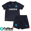 Camiseta Futbol Olympique Marsella Segunda Ninos 2022 2023
