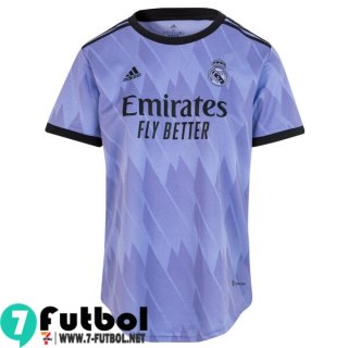 Camiseta Futbol Real Madrid Segunda Femenino 2022 2023