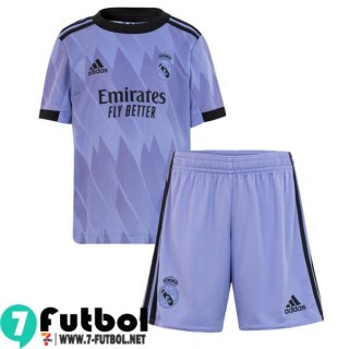 Camiseta Futbol Real Madrid Segunda Ninos 2022 2023