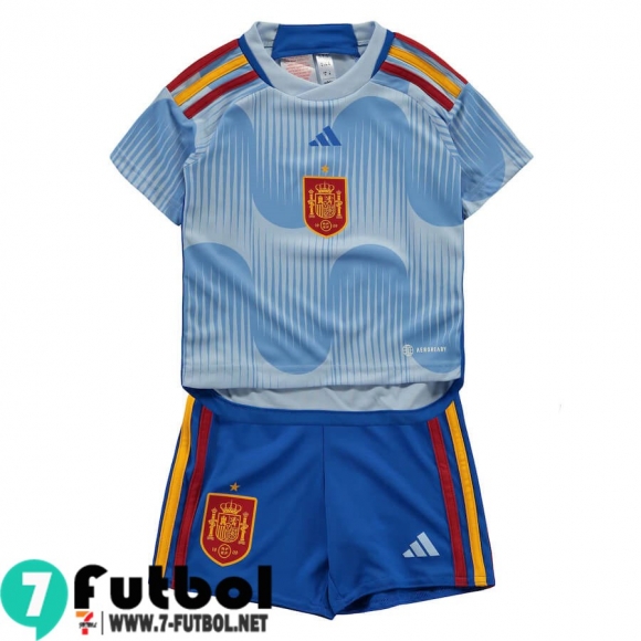 Camiseta Futbol Espana Segunda Ninos 2022 2023