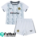 Camiseta Futbol Wolverhampton Wanderers Tercera Ninos 2022 2023