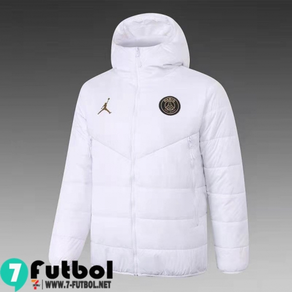 Chaqueta De Plumas PSG Paris blanca Hombre 2021 2022 DD16