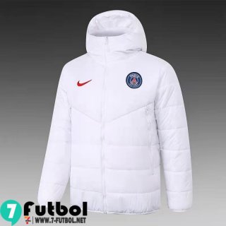 Chaqueta De Plumas PSG Paris blanca Hombre 2021 2022 DD45